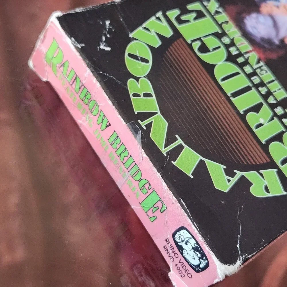 Rainbow Bridge ft. Jimi Hendrix - 1987 - VHS tape. Rhino Video